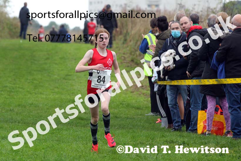 Boys and Girls under-13s, 2021 Farringdon Open Cross Country, Sunderland . Photo: David T. Hewitson/Sports for All Pics